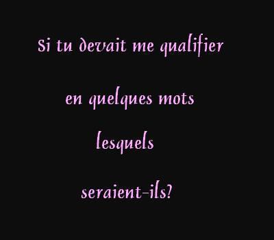 voila une bete pensee
